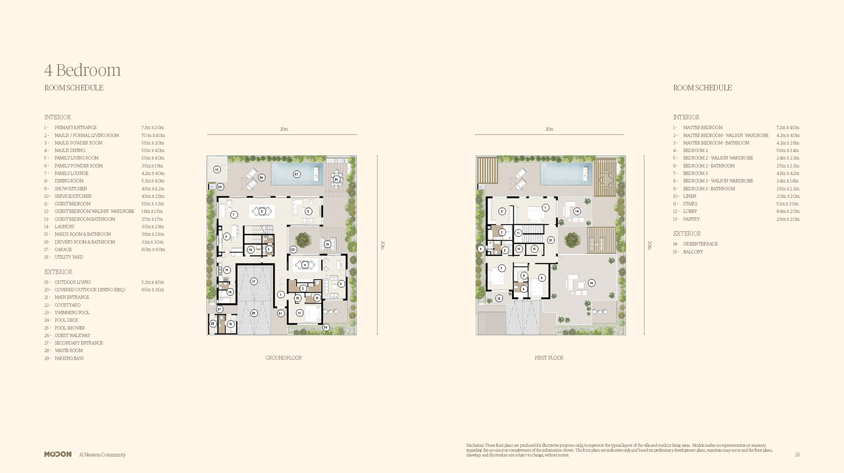 4 Bedroom Floor Plan