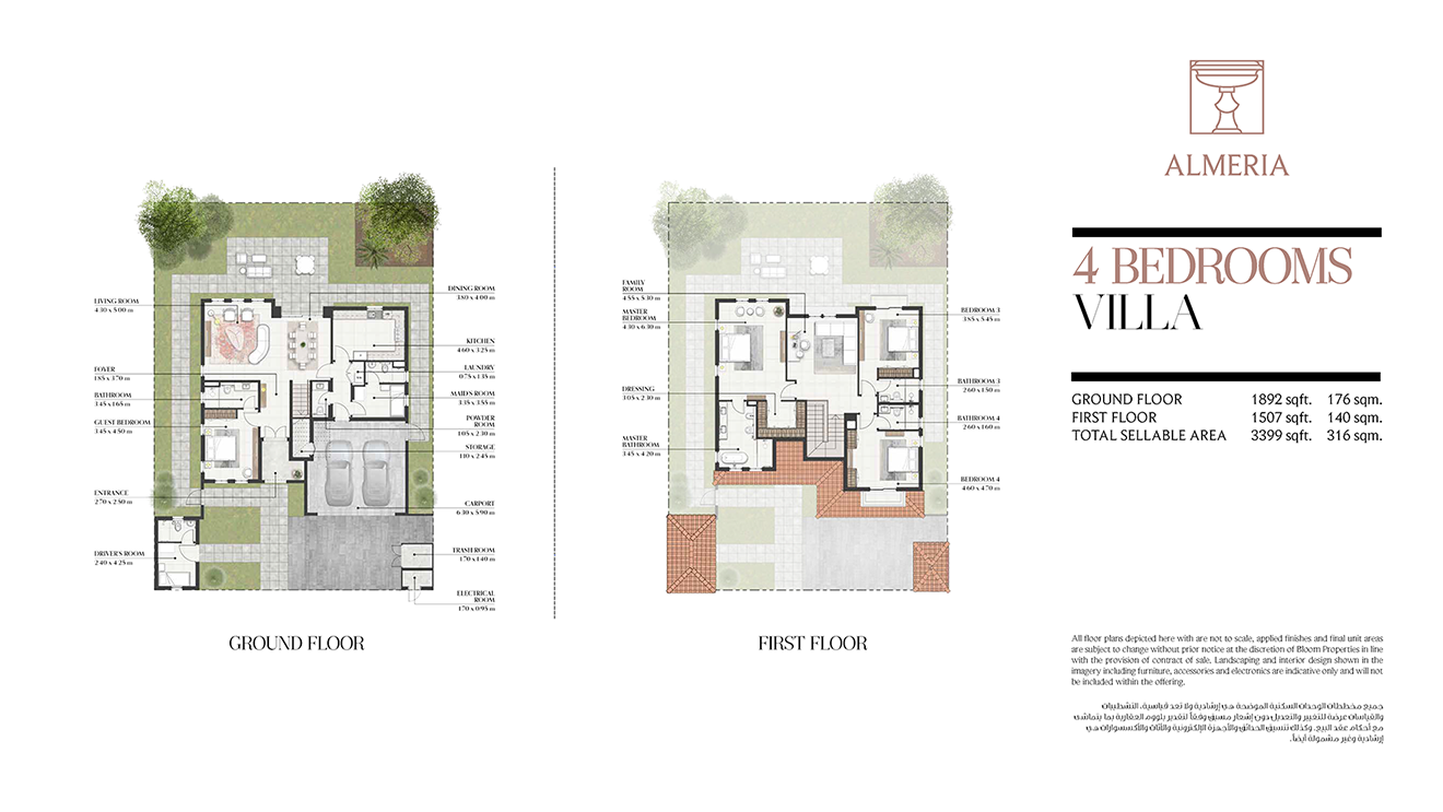 4 Bedroom Floor Plan