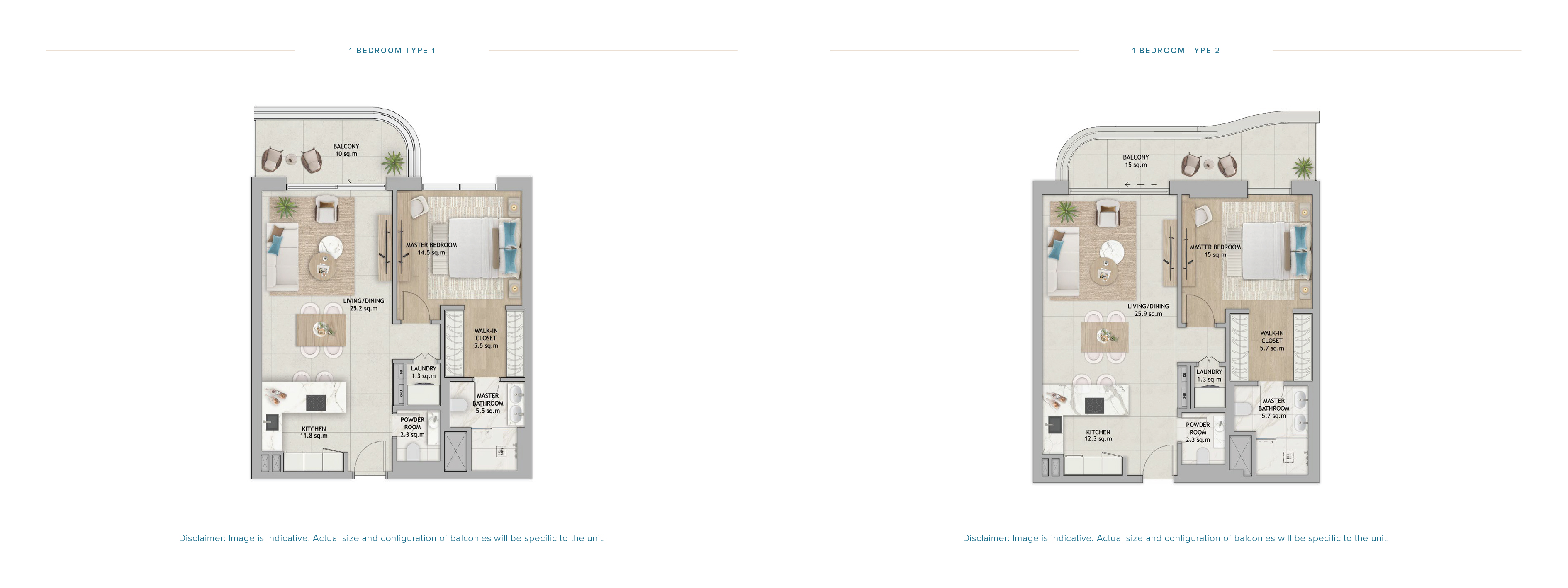 1 Bedroom Floor Plan