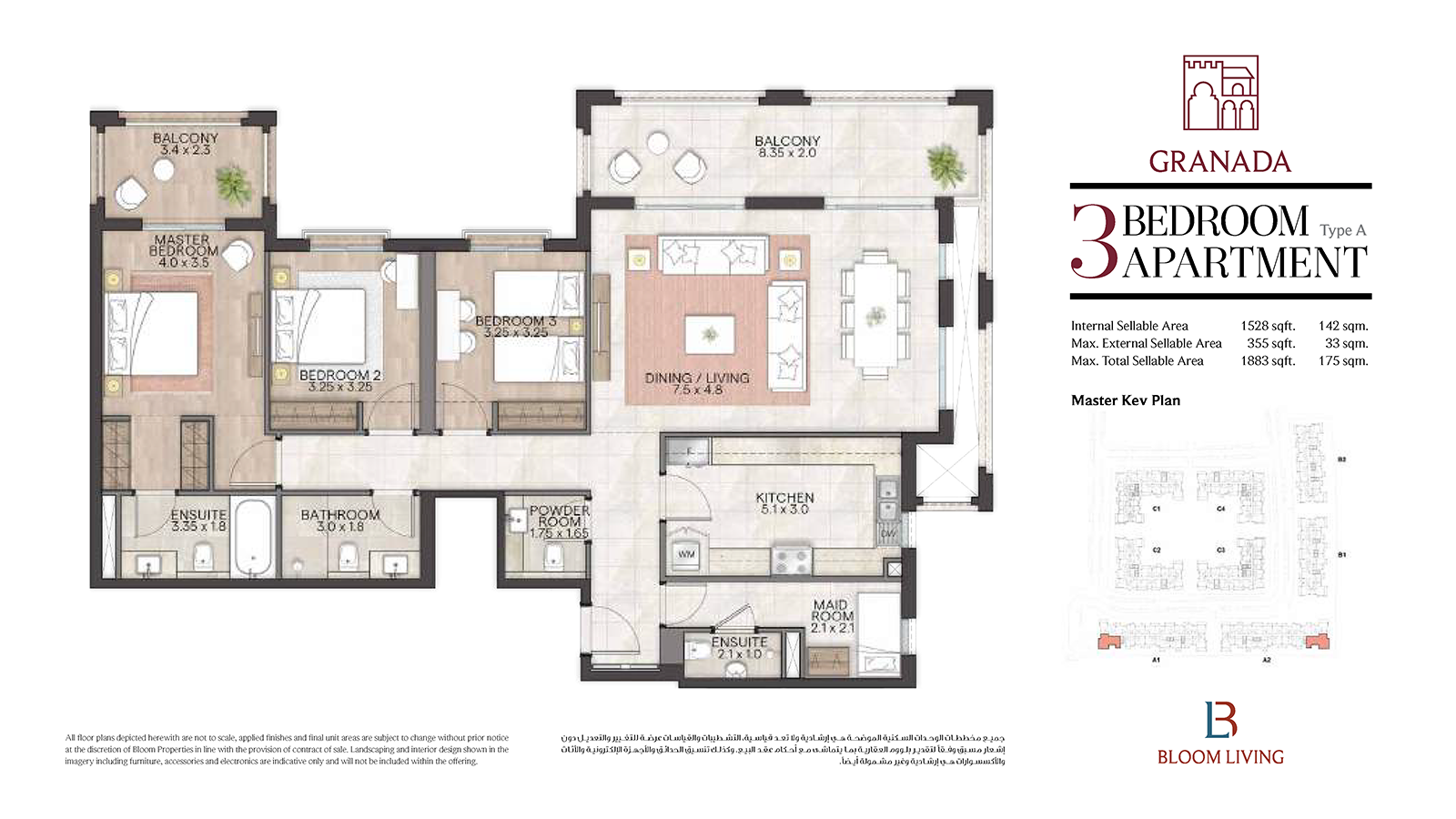 3 Bedroom Floor Plan