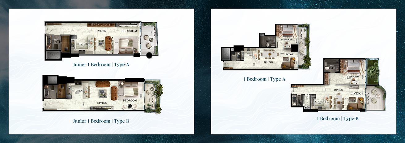 1 Bedroom Floor Plan