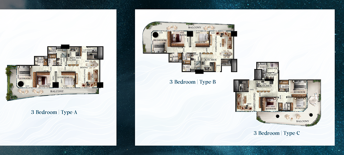 3 Bedroom Floor Plan