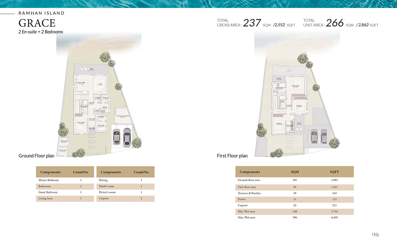 4 Bedrooms + Maid Floor Plan