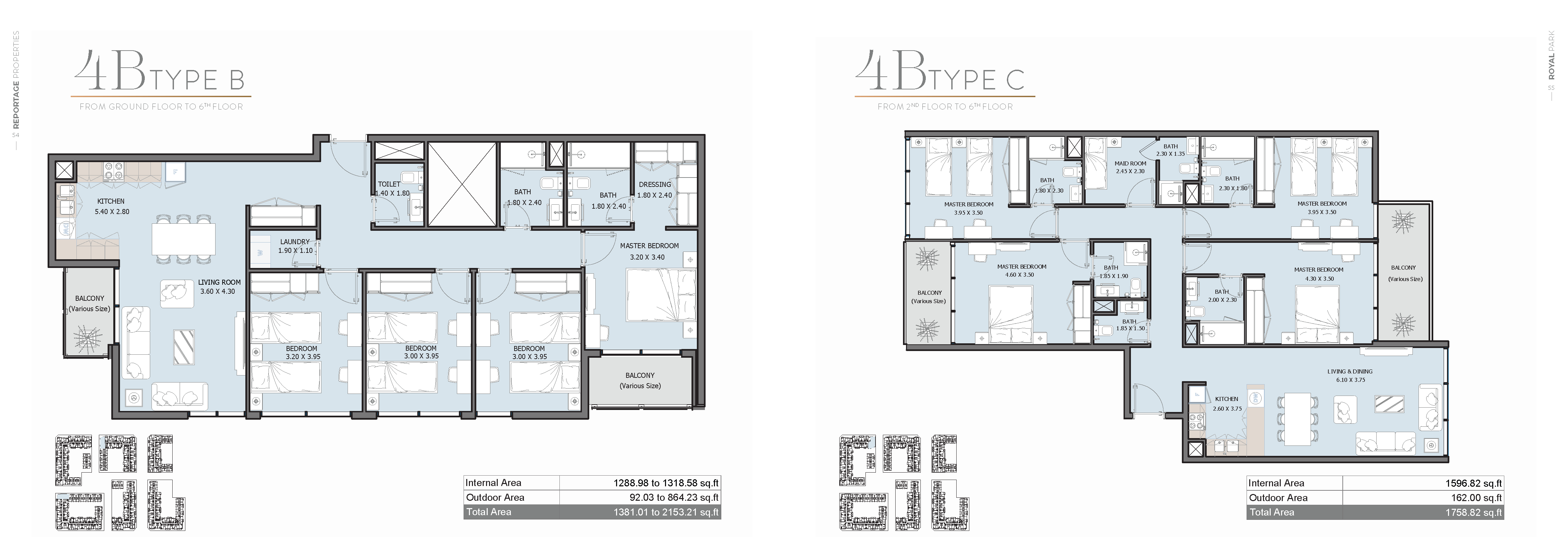 4 Bedroom Floor Plan