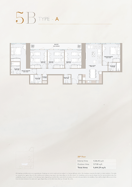 5 Bedroom Floor Plan